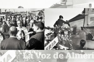 El Aeropuerto de Almería en sus inicios.