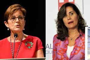 Adriana Valverde y Carmen Aguilar.