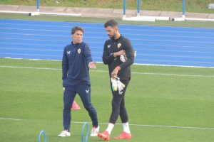 Rubi y Pacheco llegaron juntos al Anexo en la sesión del miércoles.