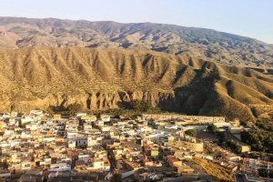 Imagen del pueblo de Tabernas.