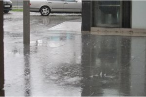 Jornada de lluvia en Almería.