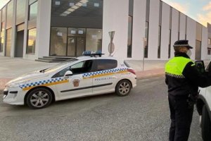Imagen de archivo de un control de Policía Local.