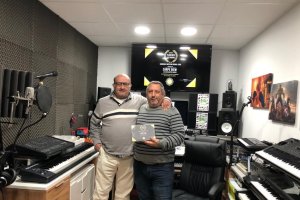 Salvador Martínez Moreno, galardonado desde Florencia.