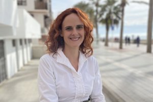 Rocío Juárez en Almería este otoño.