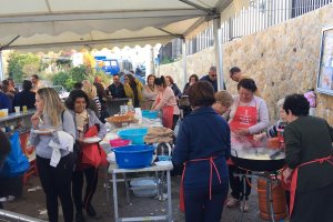 Imagen de la primera Feria de la Patata en 2019.