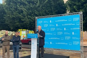 El alcalde de Roquetas, Gabriel Amat, en la inauguración.