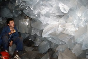 Efren Cuesta, el descubridor de la Geoda de Pulpí.