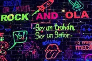 El baño de Rock and Ola, el nuevo bar de Martínez Almagro.