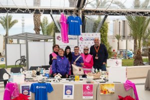Stand de la Fundación Los Carriles en el C·Market celebrado en Cantoria.