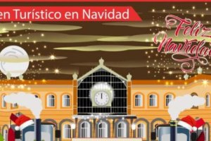 El tren turístico, una opción para esta Navidad.