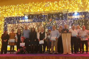 Fotografía de familia durante el encuentro celebrado este miércoles.