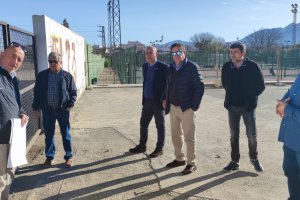 Visita a una de las zonas que se verán afectadas por las mejoras.