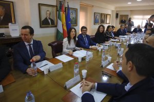 Alvaro Rodríguez mantuvo un encuentro en Almería.