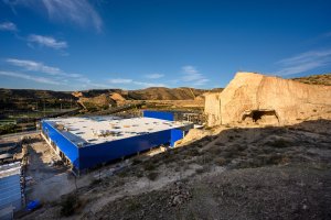 Aspecto que presentan las obras de la tienda Ikea en Almería