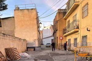 Estado de algunas de las obras que se están llevando a cabo en Albox.