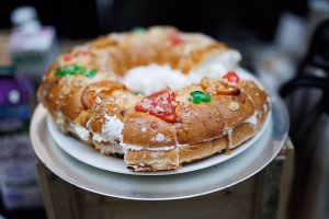 El roscón de reyes, protagonista del Día de Reyes.