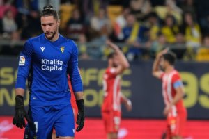 Ledesma en primer plano tras encajar el gol de Melero.