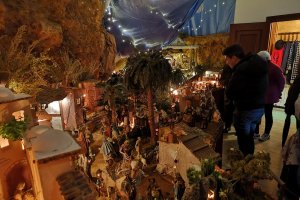 El espectacular Belén de los hermanos Reche en Oria.
