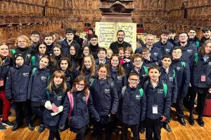 El Coro Infantil Pedro Mena de Adra en Salamanca.