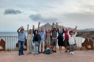 Representantes de la Coordinadoras de las Asociaciones de Vecinos del Parque Natural Cabo de Gata-Níjar.