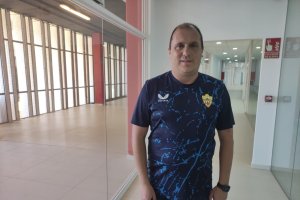 El míster canterano, muy feliz en el Almería.