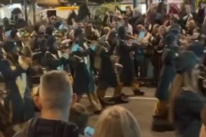 Captura de pantalla del vídeo compartido por Bizarrap en su cuenta de Instagram.