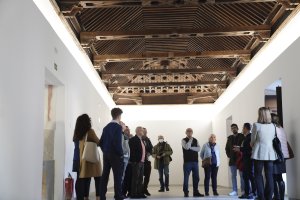 Participantes en una de las visitas guiadas al Hospital Provincial.