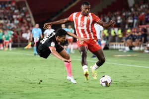 Segio Akieme, durante un partido.