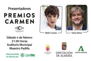Los Premios Carmen se celebrarán el día 4 de febrero en el Auditorio Maestro Padilla.