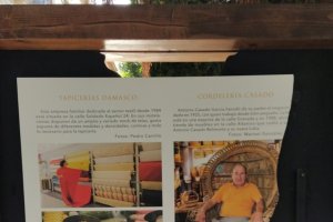 Obra que ha sido vandalizada en el Paseo de Almería