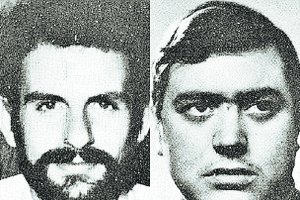 Víctimas del Caso Almería y el teniente coronel Castillo Quero.