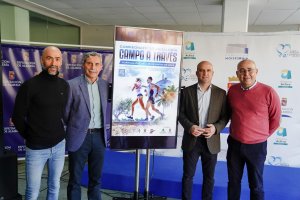 Las autoridades en la presentación del Campeonato de Andalucía \'Campo a Través\'..