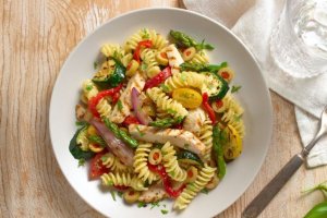 Ensalada de pasta.
