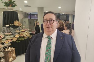 El concejal de Deportes roquetero al final de una Gala que salió a las mil maravillas con una organización perfecta en el Teatro Auditorio.