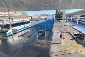 Dársenas de la estación de autobuses