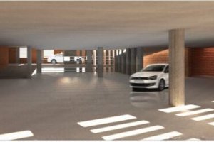 Diseño interior del aparcamiento de calle Arráez
