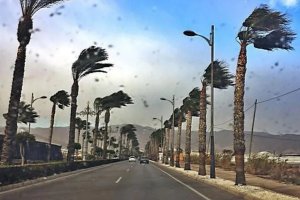 Imagen de archivo de la carretera de Alicún, en Roquetas de Mar.