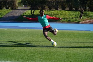 El Bilal Touré se lo está pasando en grande con la camiseta del Almería.