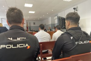 Sala de vistas en el juicio de Ossetia