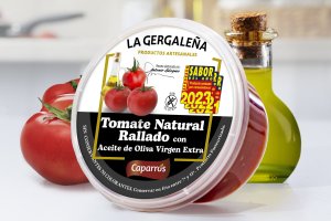 El tomate natural rallado, una de las joyas de La Gergaleña y Grupo Caparrós