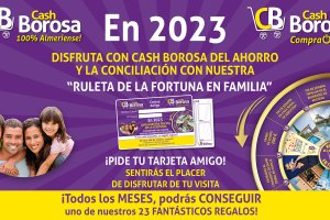 Cada mes juega a “La Ruleta de la fortuna”.