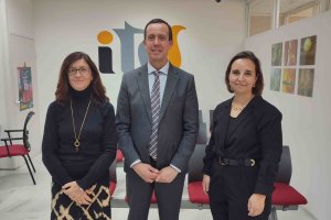 El subdelegado del Gobierno visita la Inspección de Trabajo y Seguridad Social.