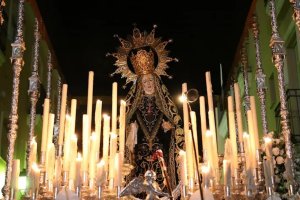 La Santísima Virgen de las Angustias, Patrona de Vera y una de las imágenes provinciales más antigua de la provincia.