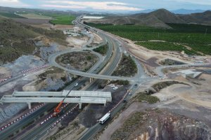 Imágenes de los trabajos en la Autovía del Almanzora.