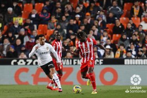 El Bilal Touré en Mestalla.