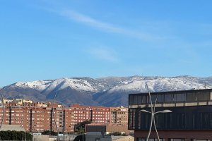 Imagen de este miércoles tomada desde la Avenida del Mediterráneo, de la capital.
