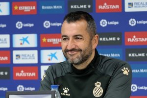 Diego Martínez, entrenador del Espanyol.