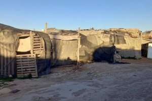 Una de las últimas imágenes del asentamiento chabolista de El Walili.