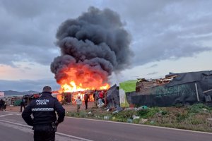 Incendio en El Walili.