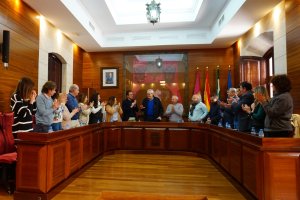 Celebración del Pleno donde el hasta entonces alcalde José Carmelo Jorge Blanco, presentó su dimisión